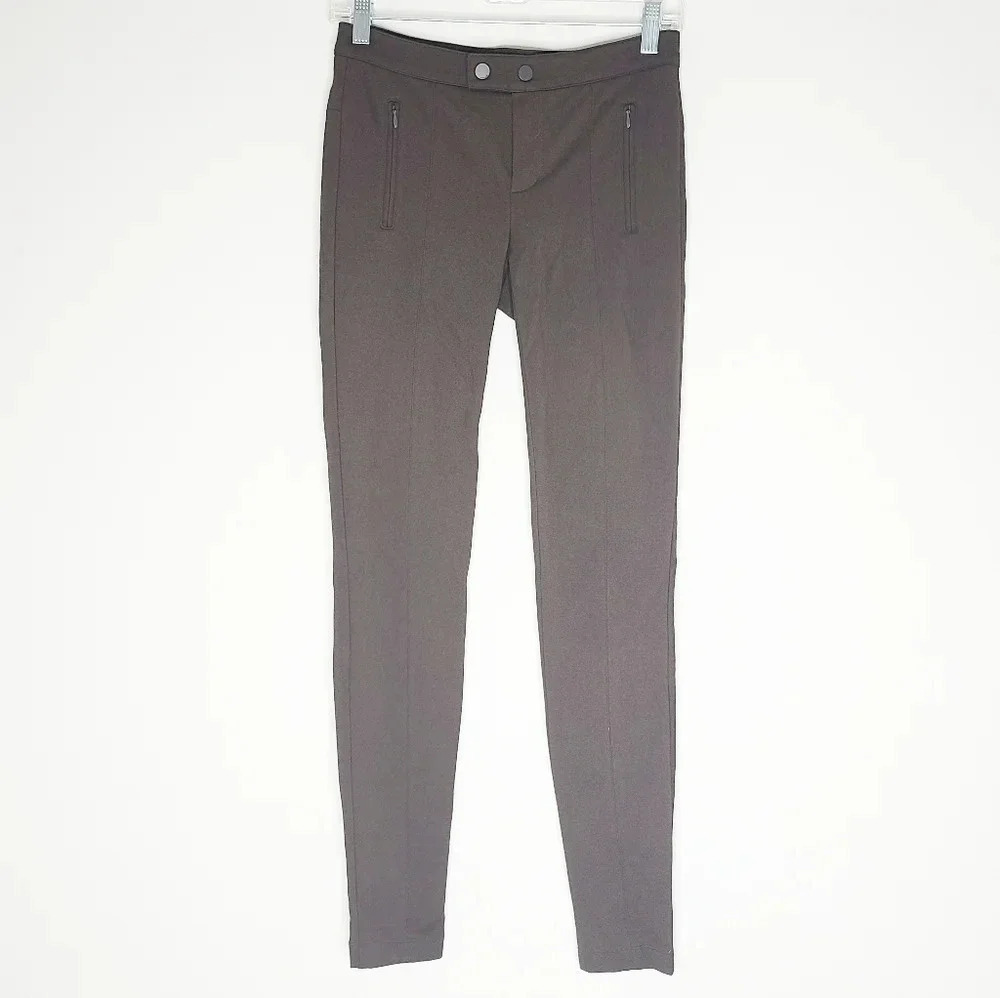 Vince Seamed Ponte Knit Ski Skinny Ankle Pants 2